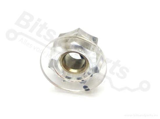 Knop MXR Style Fluted Transparant